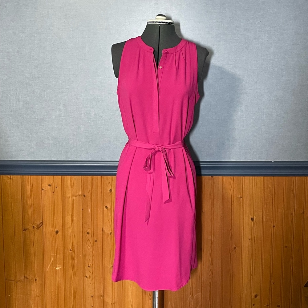 EUC- Banana Republic pink dress size 8